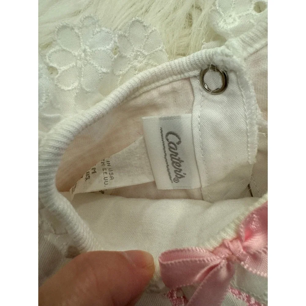 Vintage Carters‎ pink cherry bubble size 0/3m EUC